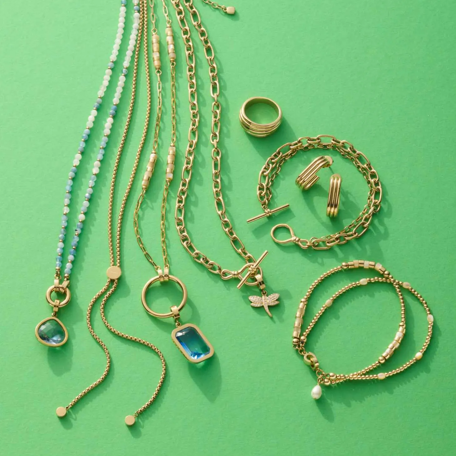 Halskette BISCA 80 cm gold Clip & Mix