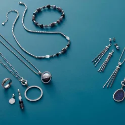 Halskette CASORIA 45 cm silber