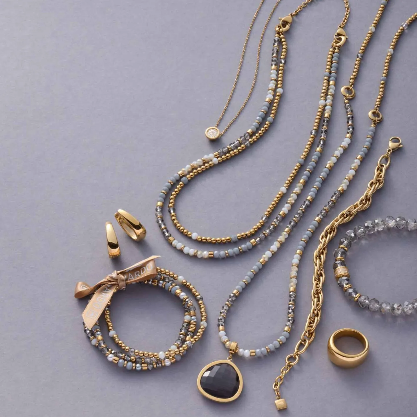 Halskette CATHERINE 45 cm gold