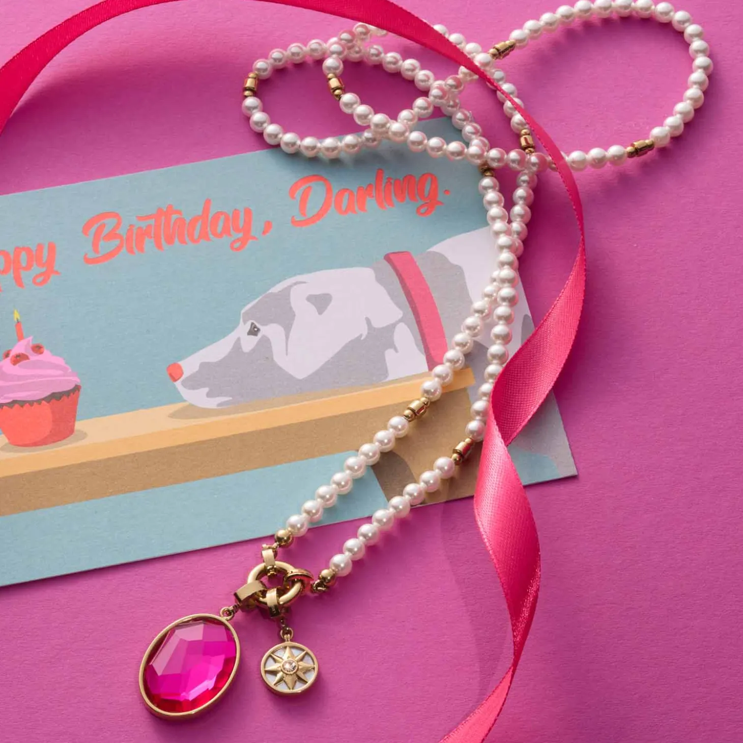 Halskette CHRISTA Clip & Mix 70 cm gold