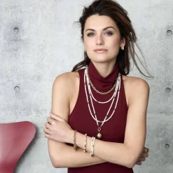 Halskette CHRISTA Clip & Mix 70 cm gold