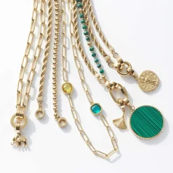 Halskette 45cm gold ESTRELLA Clip & Mix