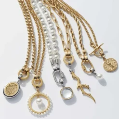 Halskette 45cm gold ESTRELLA Clip & Mix