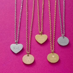 Halskette COLETTA 42 cm silber mit persönlicher Gravur