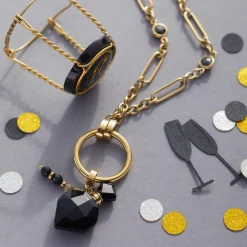 Halskette DELICA 80 cm gold Clip & Mix