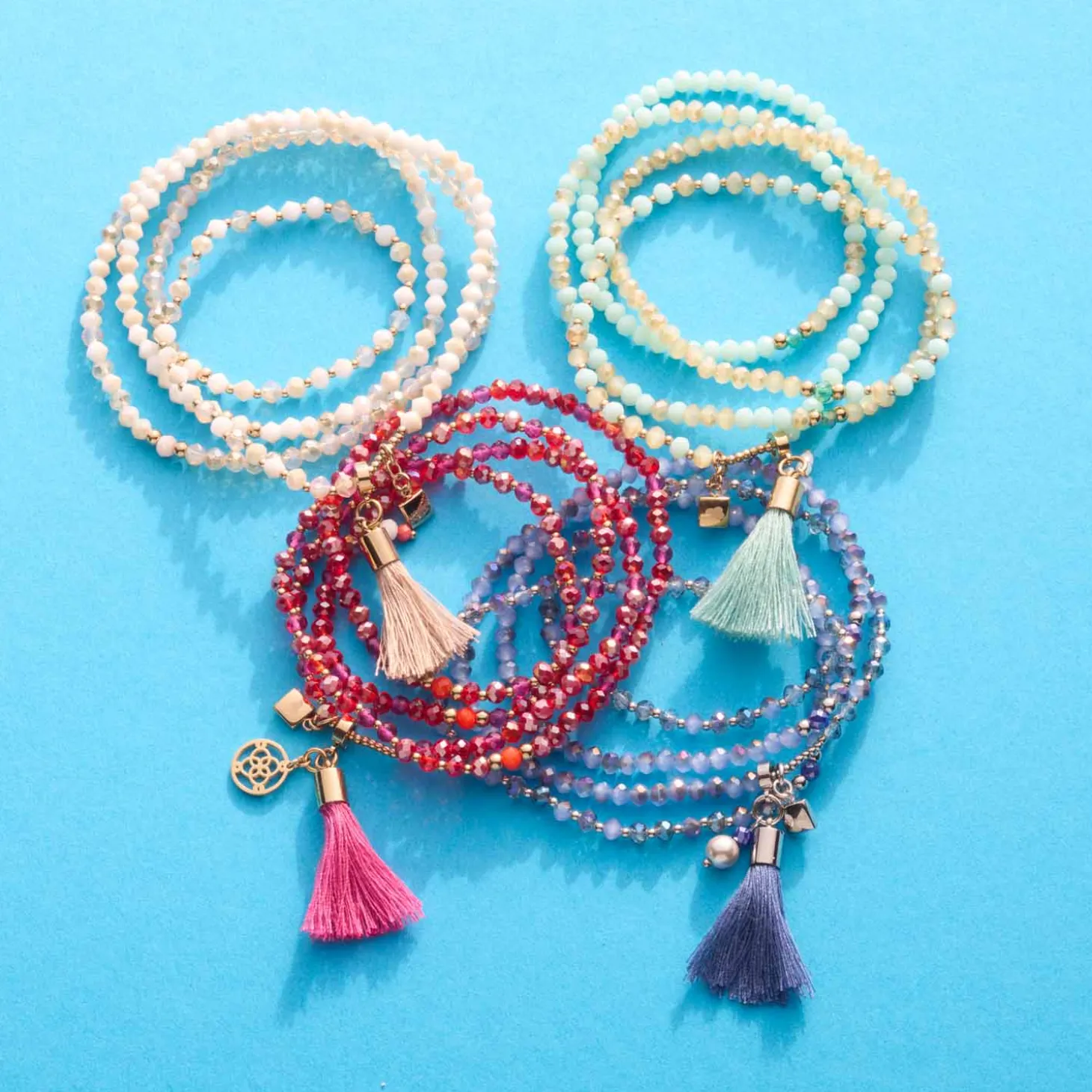 Halskette DONNA 80 cm pink Sommer