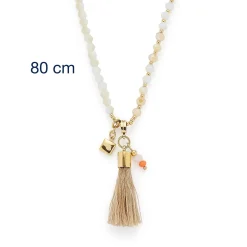 Halskette DONNA 80 cm sand Sommer