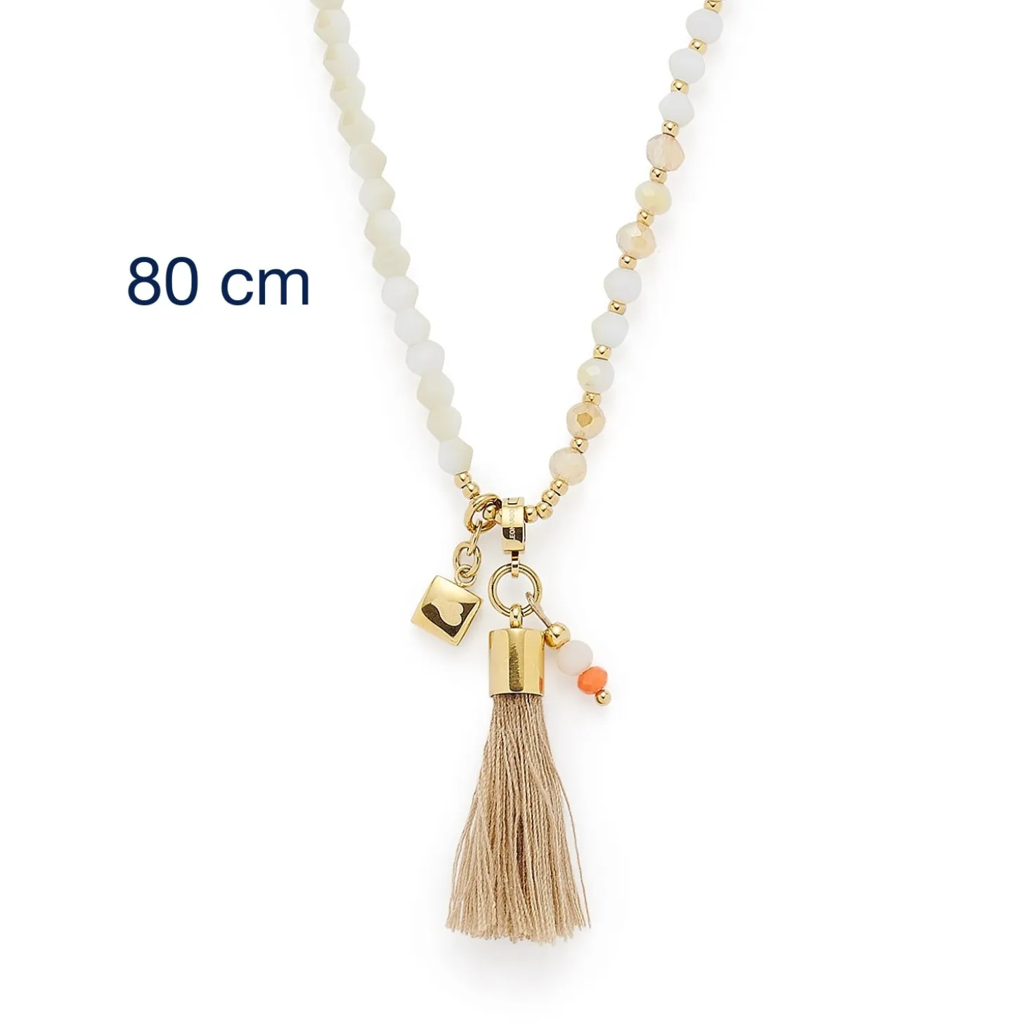 Halskette DONNA 80 cm sand Sommer