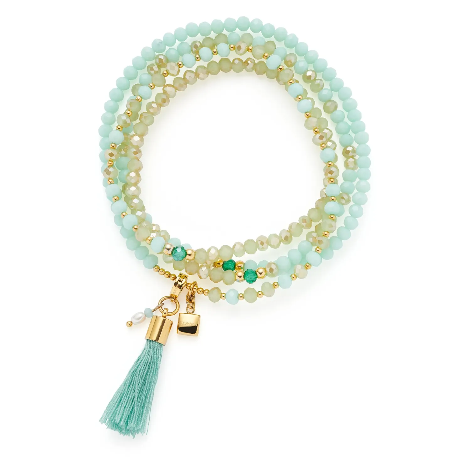 Halskette DONNA 80 cm türkis Sommer