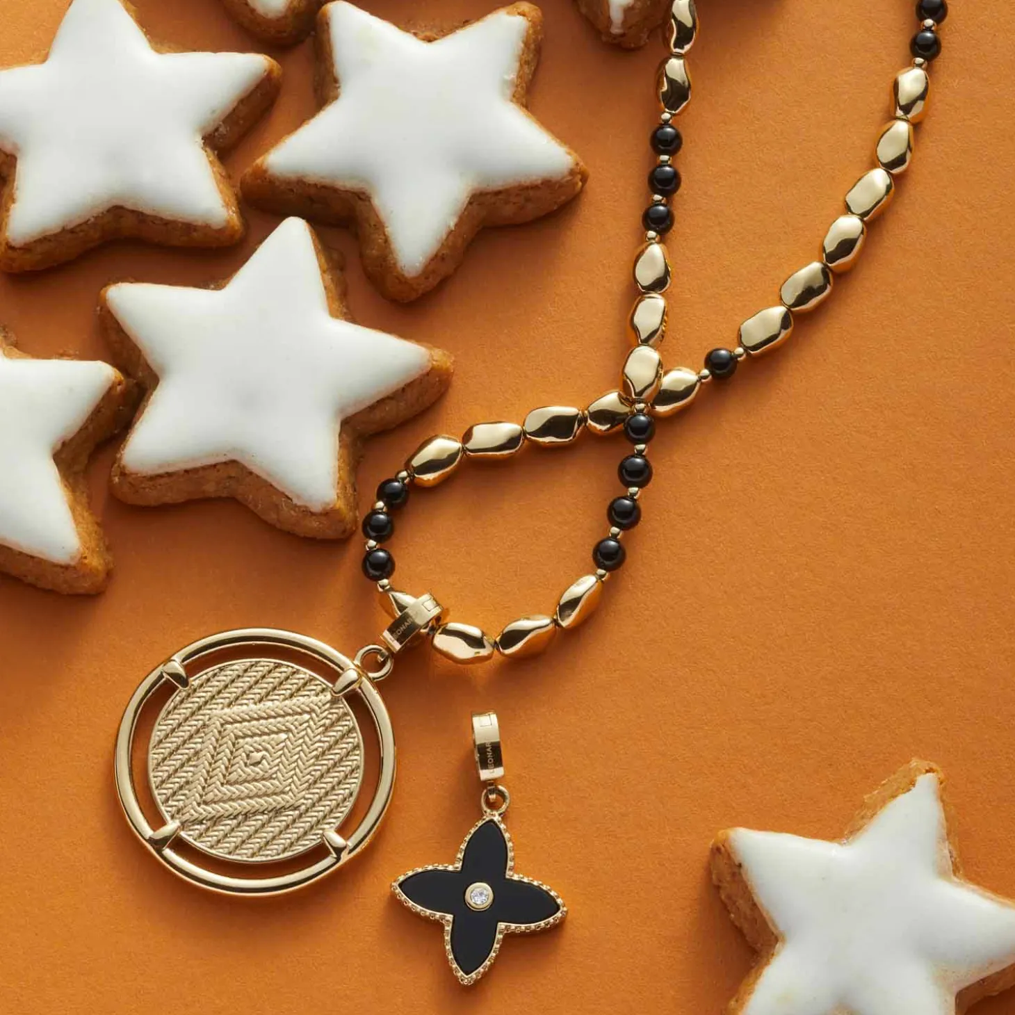 Halskette DORINA 45 cm gold Clip & Mix