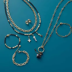 Halskette DORINA 45 cm gold Clip & Mix