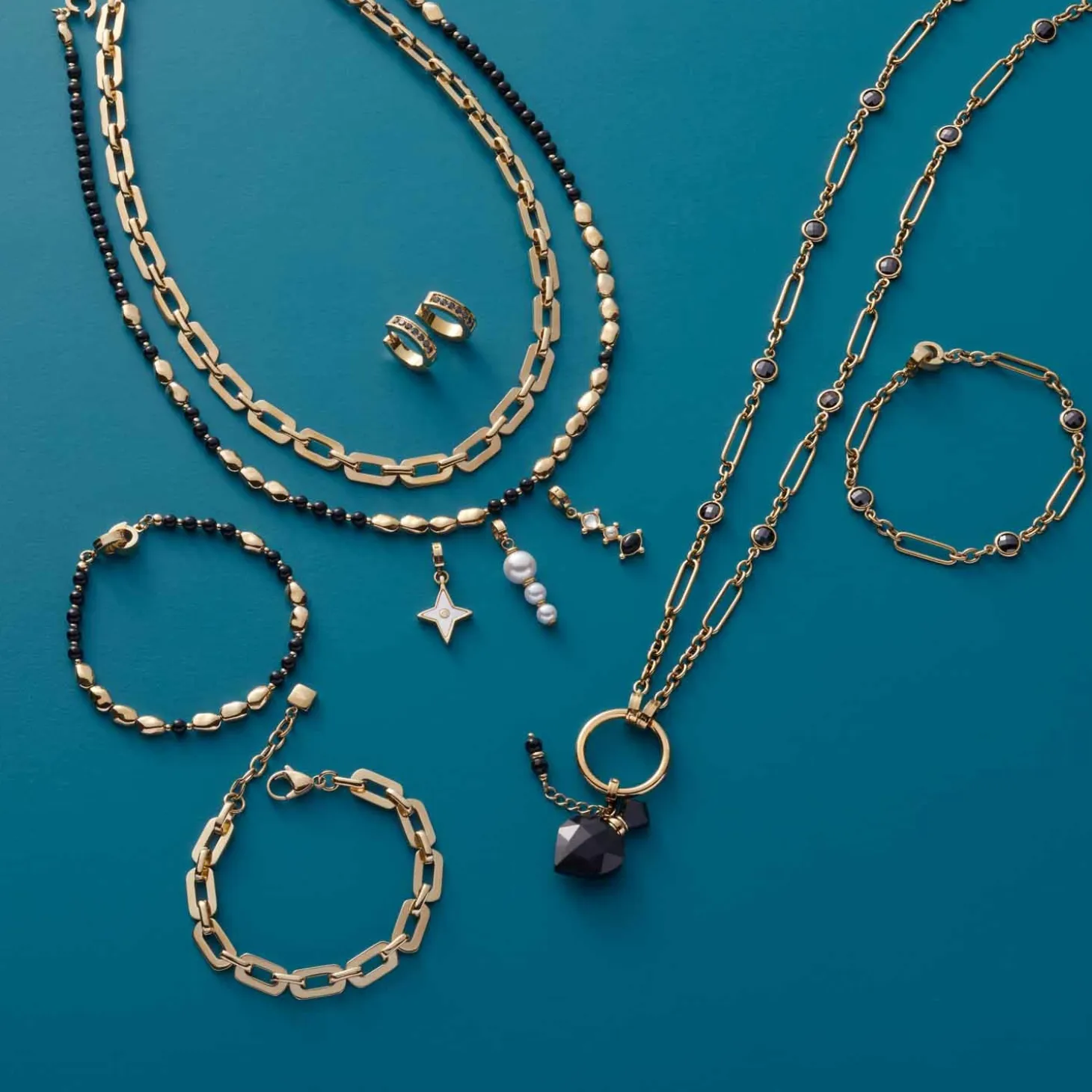 Halskette DORINA 45 cm gold Clip & Mix