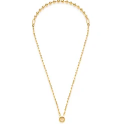 Halskette DOTTY 60 cm gold Clip & Mix