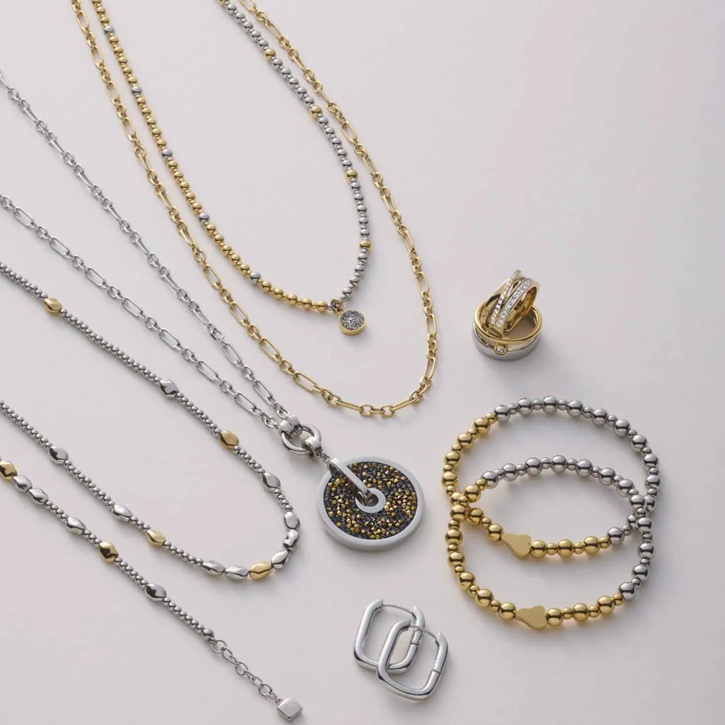 Halskette ELAINE 45 cm gold