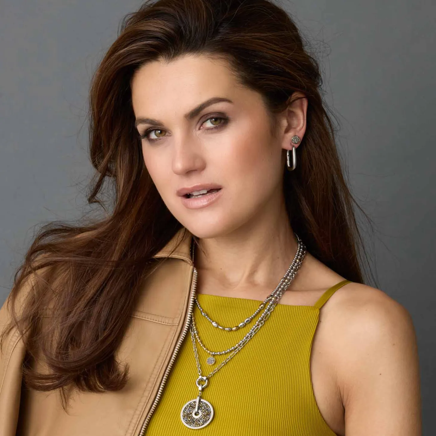 Halskette ELAINE 45 cm gold