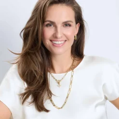 Halskette ELISABETH 45 cm gold