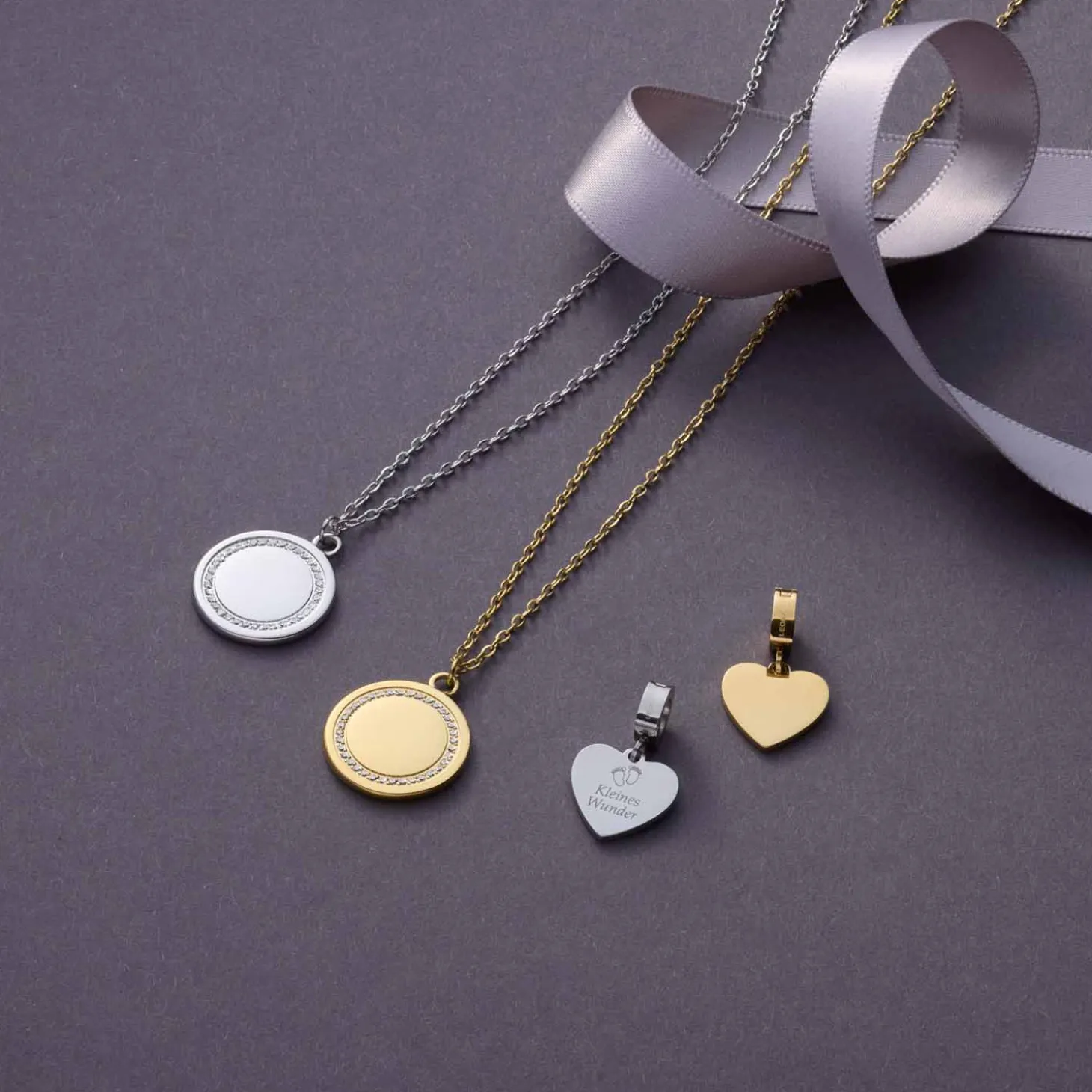 Halskette FERRARA 45 cm mit persönlicher Gravur