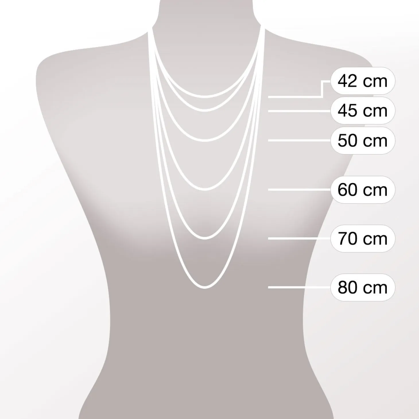 Halskette GIGI 45 cm grün