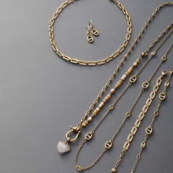 Halskette HERMA 80 cm gold