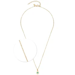 Halskette ISA 42 cm aqua