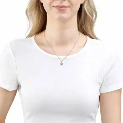 Halskette ISA 42 cm aqua