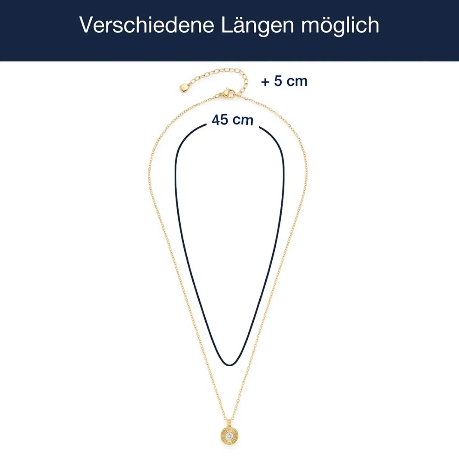 Halskette ISABELLE 45 gold