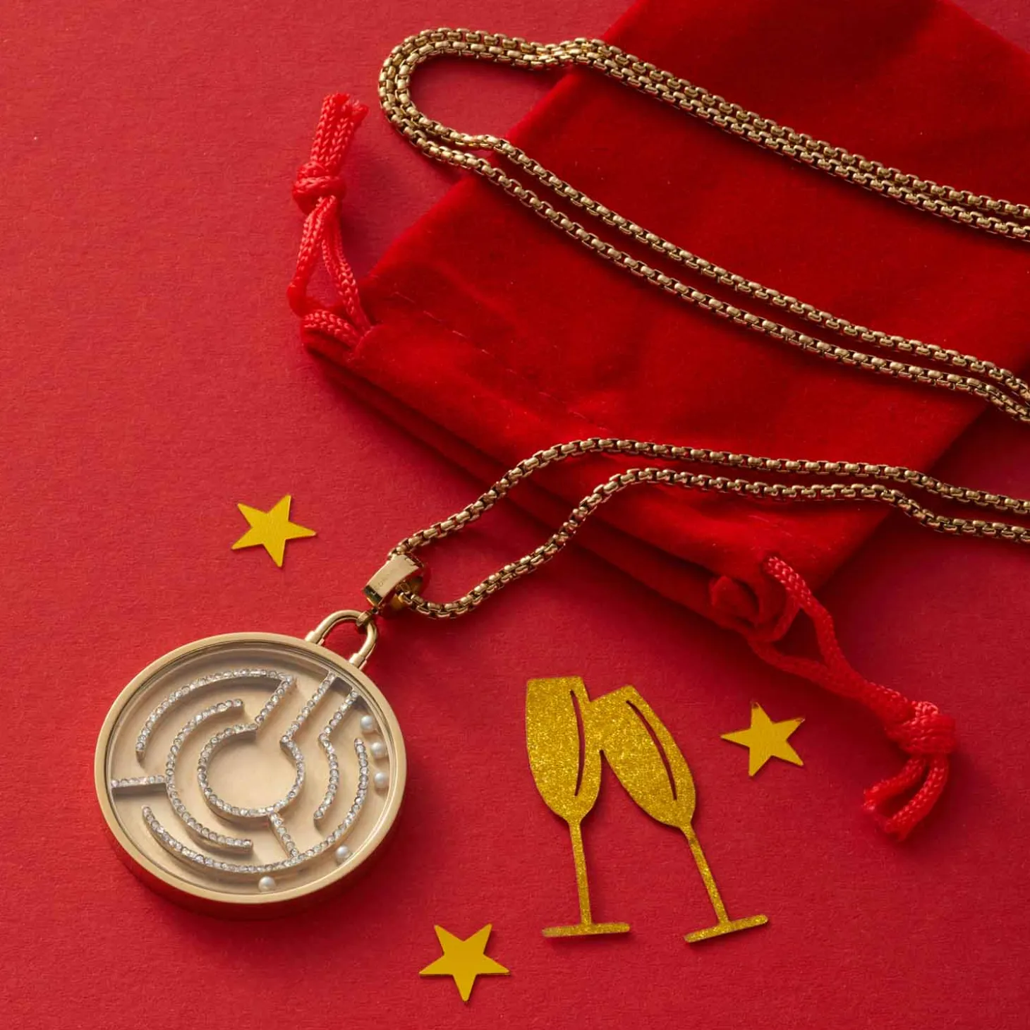 Halskette JOY 80 cm gold