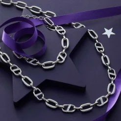 Halskette NAREA 45 cm silber