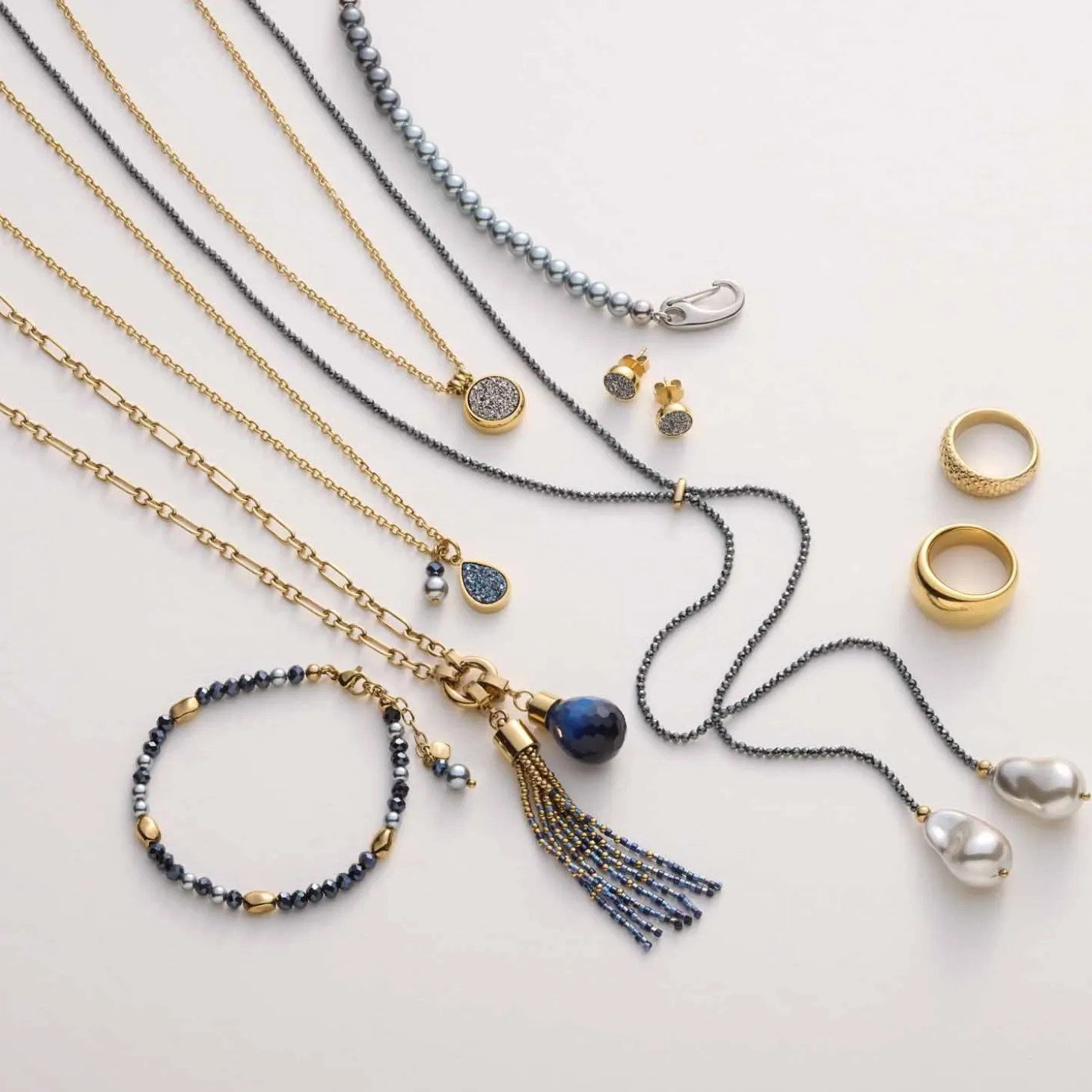 Halskette ODELLE 45 cm gold