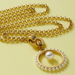 Halskette PAOLA 70 cm gold Clip & Mix