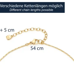 Halskette PILEA 45 cm gold mit persönlicher Gravur