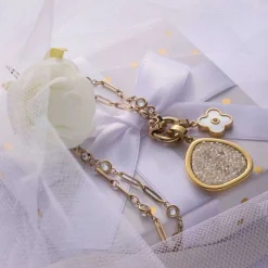 Halskette REBECCA 80 cm gold Clip & Mix