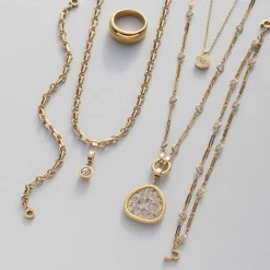 Halskette REBECCA 80 cm gold Clip & Mix