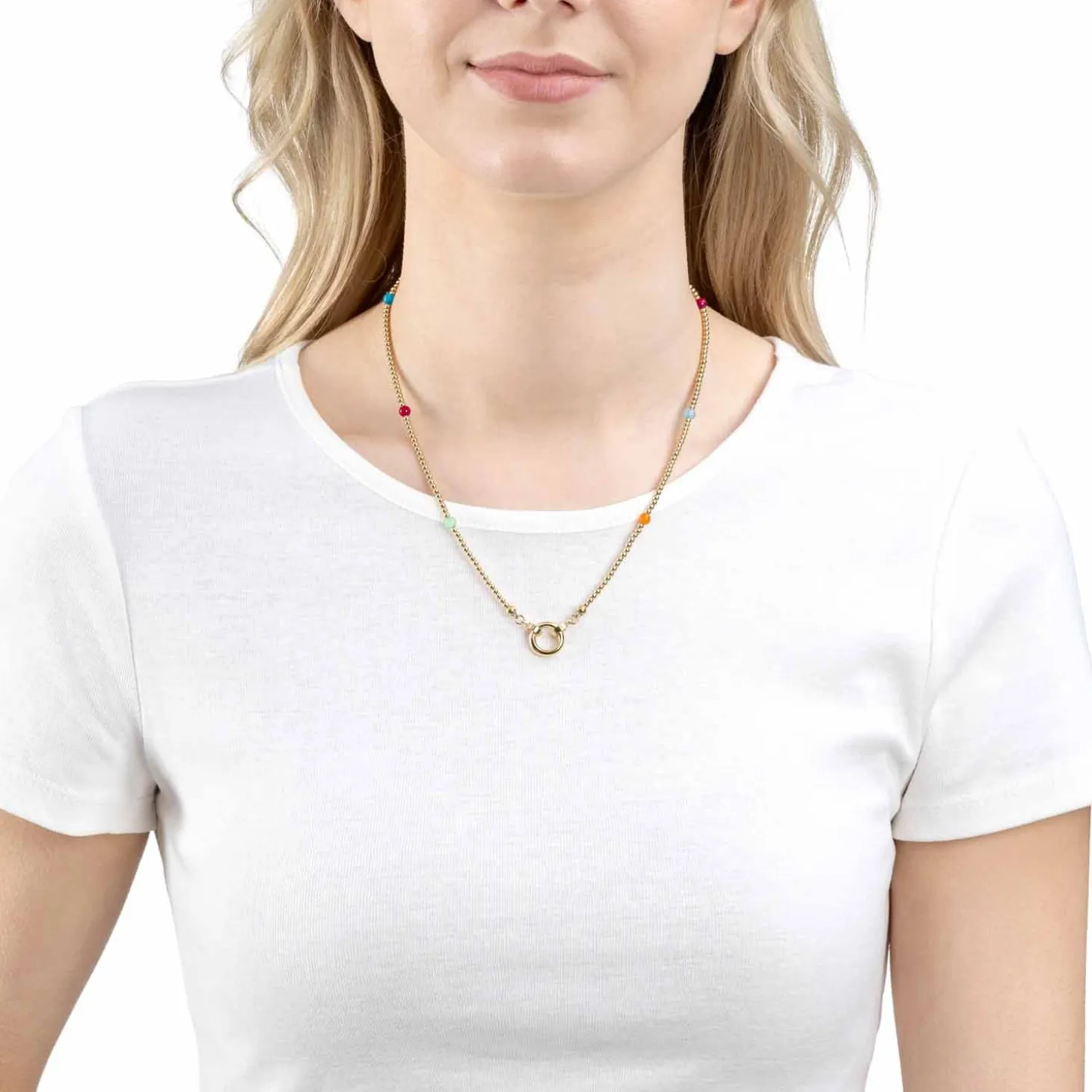 Halskette SMILE 45 cm Clip & Mix