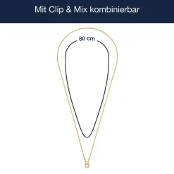 Halskette SONJA 80 cm gold Clip & Mix