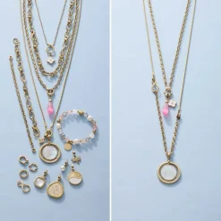 Halskette SONJA 80 cm gold Clip & Mix