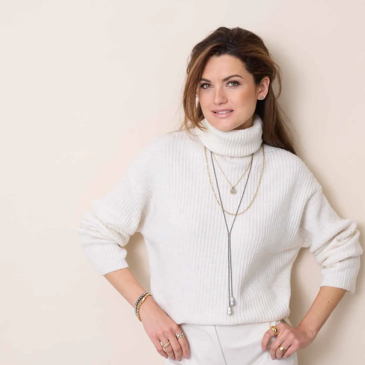 Halskette SOPHIE 80 cm gold