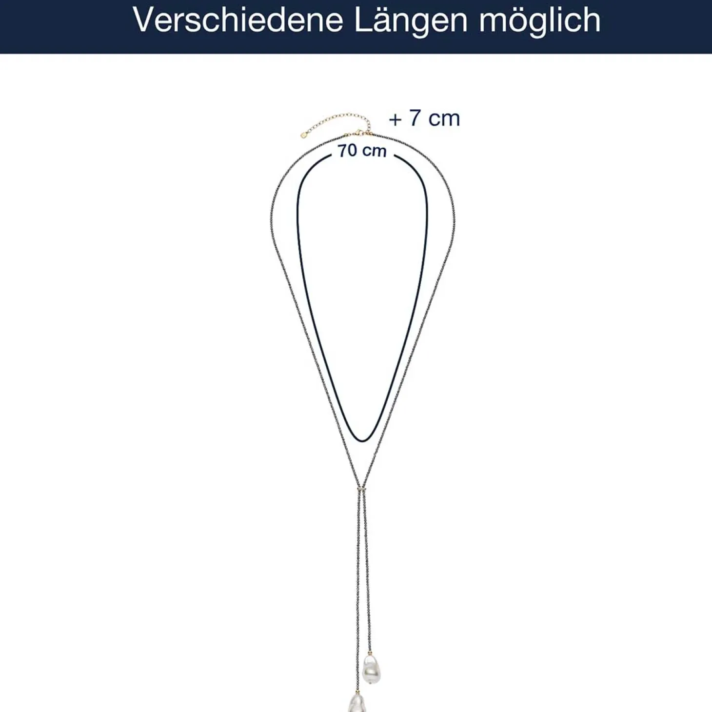 Halskette SOPHIE 80 cm gold