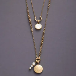 Halskette SUZANNE 80 cm gold Clip & Mix