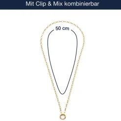 Halskette TOMKE Clip & Mix 50 cm gold