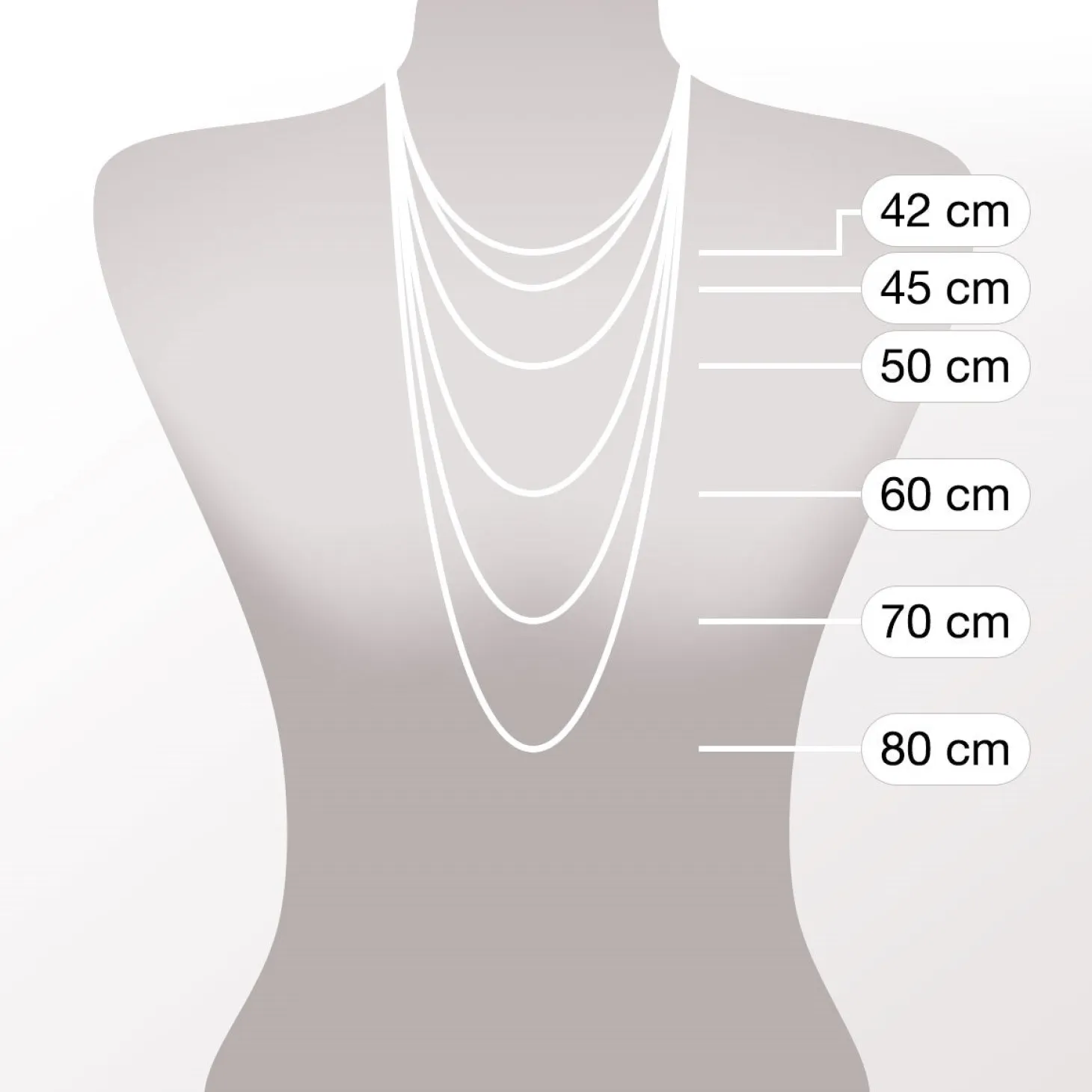 Halskette TOMKE Clip & Mix 50 cm gold