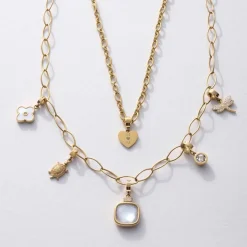 Halskette YVETTE 60 cm gold Clip & Mix