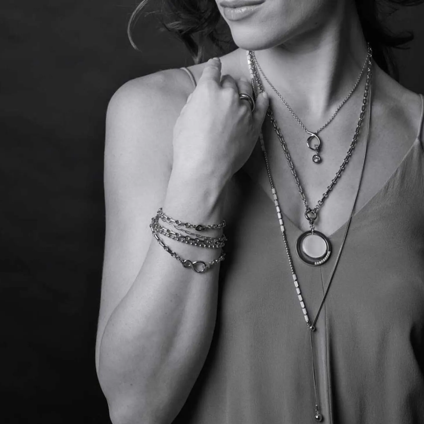 Halskette YVONNE 90 cm gold