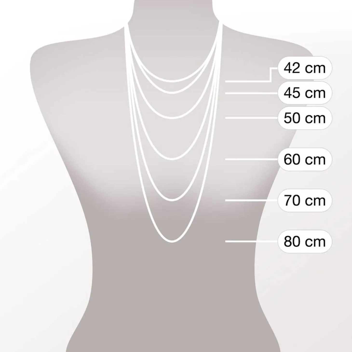 Halskette YVONNE 90 cm gold