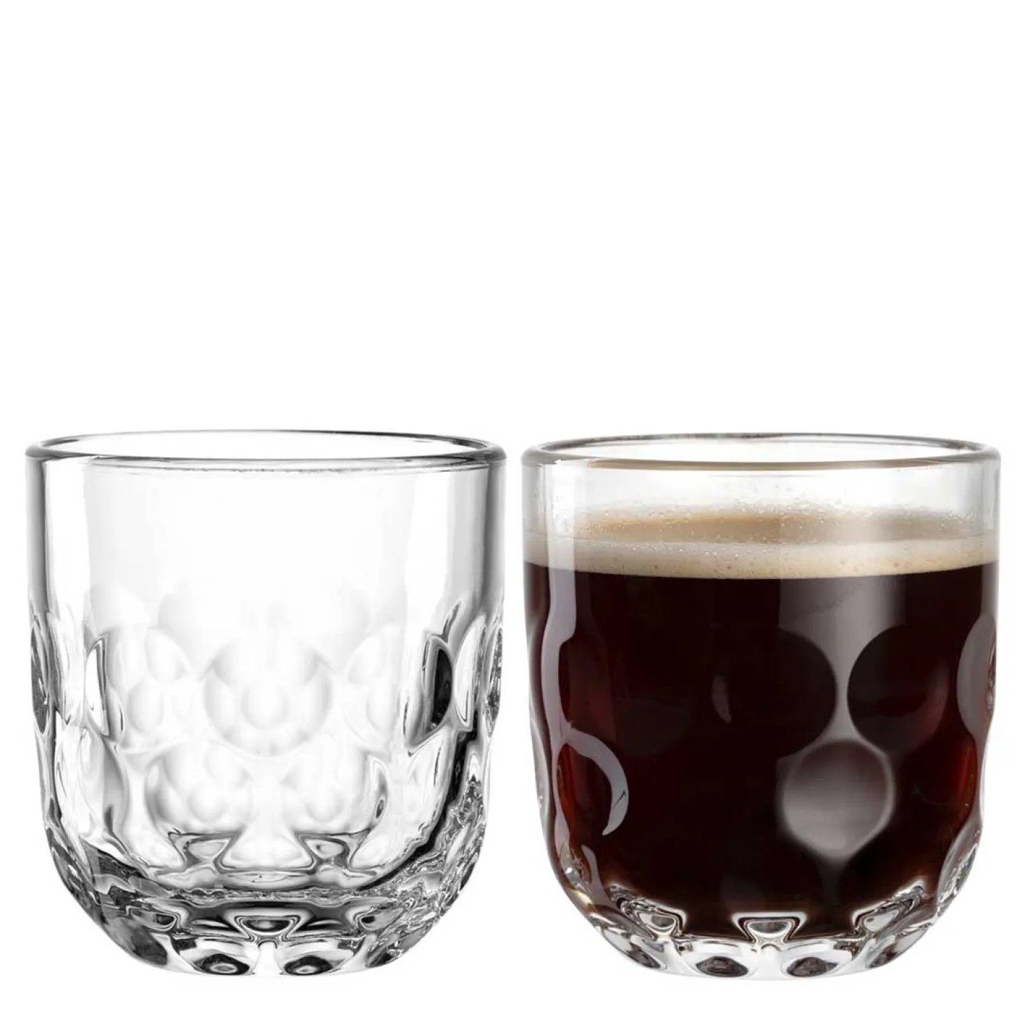 Kaffeeglas GOCCE 220ml 1. Variante 2er-Set