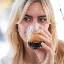 Kaffeeglas GOCCE 220ml 1. Variante 2er-Set