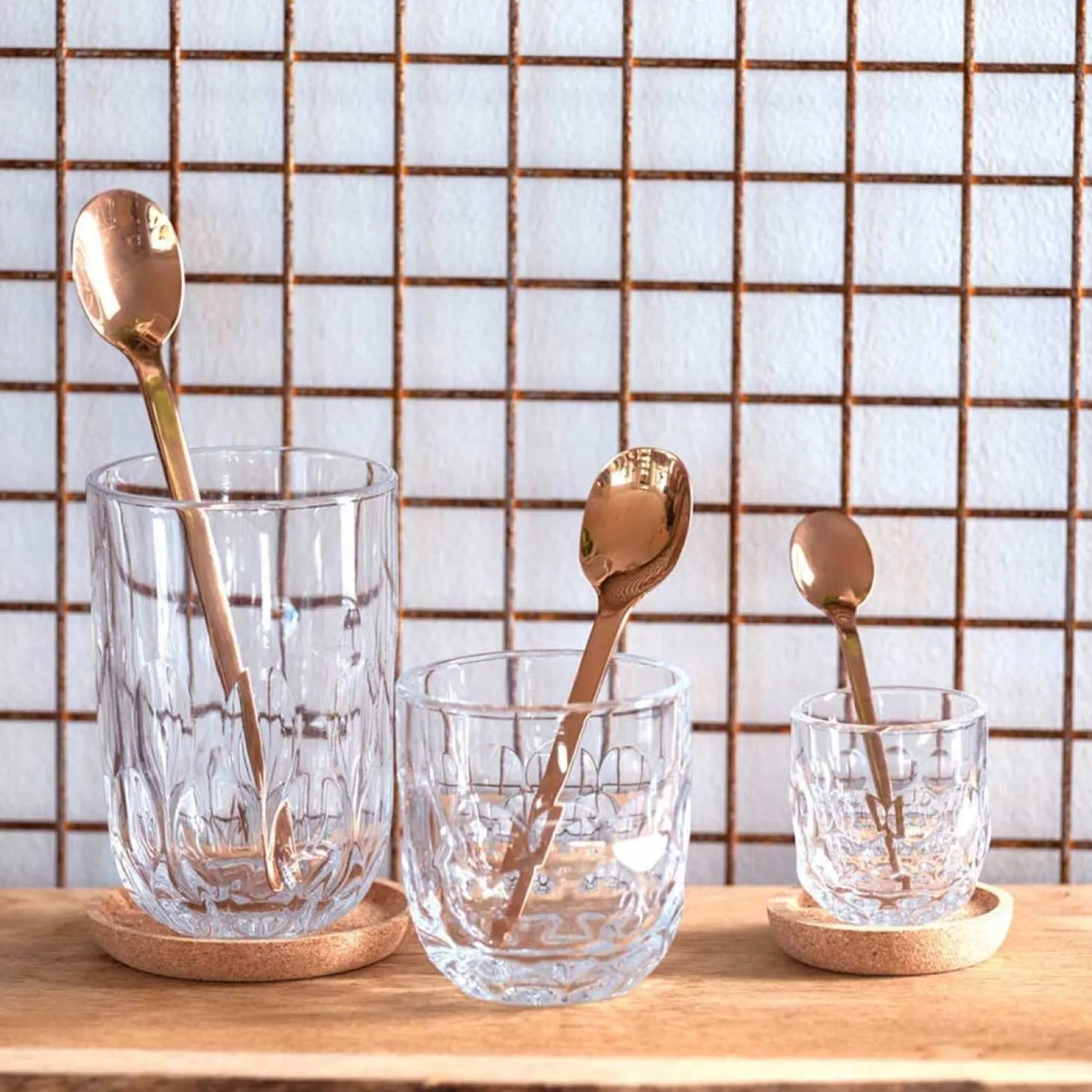 Kaffeeglas GOCCE 220ml 1. Variante 2er-Set