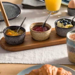 Keramikdipschale MATERA 8 cm anthrazit