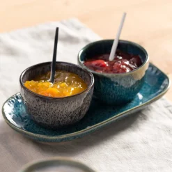 Keramikplatte MATERA 22 cm x 12 cm blau