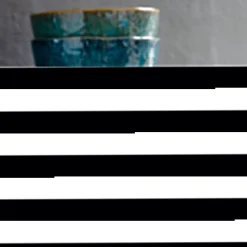 Keramikschale MATERA 15 cm blau 6er-Set